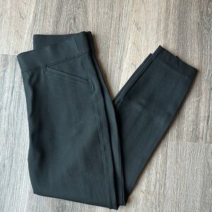 SPANX The Perfect Pant Ankle Back Seam Skinny Black Pants